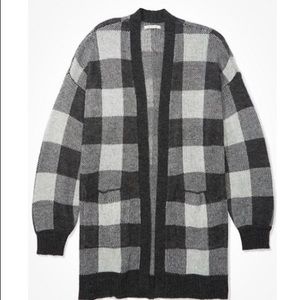 NWT Plaid Cardigan